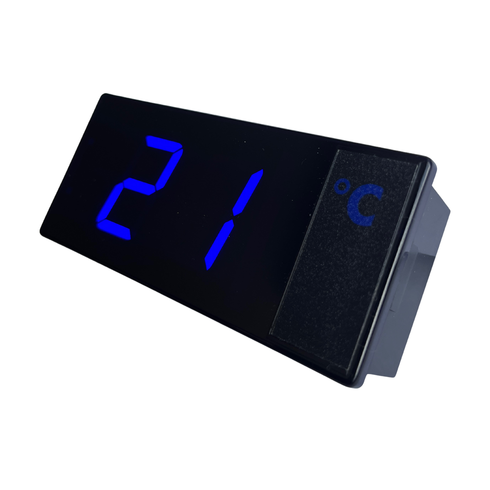 Termómetro Digital en Multivoltaje Azul