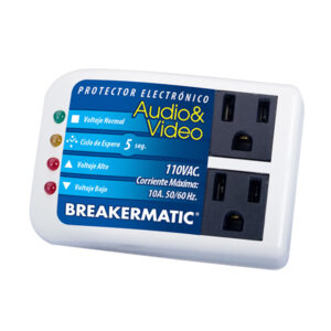 Protector Electrónico para DVD, BLU-RAY, Home Theater, Decodificadores, Sistemas de Sonido, Consolas de Video Juego