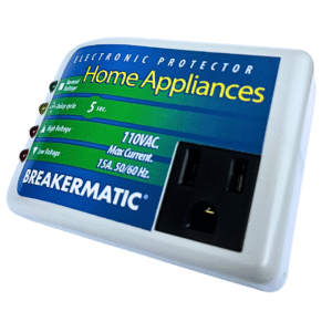 MIC150-150ING Breakermatic Home Appliances - Protector Electrónico de voltaje para Hornos Microondas, Lavadoras, lavavajillas, secadoras y estufas a gas (Versión ingles)