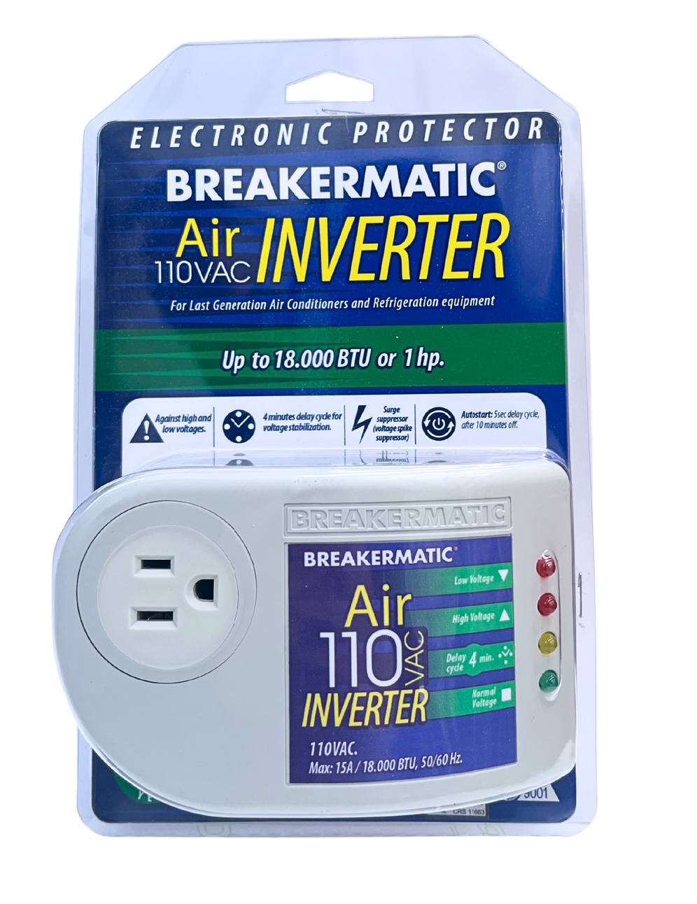 PIN110-E++ING AIR INVERTER 110 - Protector Electrónico Enchufable para Aires Acondicionados y Equipos de Refrigeración de última generación INVERTER 110Vac 15A NEMA 5-15 (Edición Inglés) - Image 3