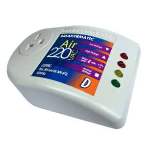 PIN220-D00ING AIR 220 D - Protector enchufable para Aire Acondicionado Convencional y Equipos de Refrigeración 220V 20A NEMA 6-20P/R (Edición Inglés)